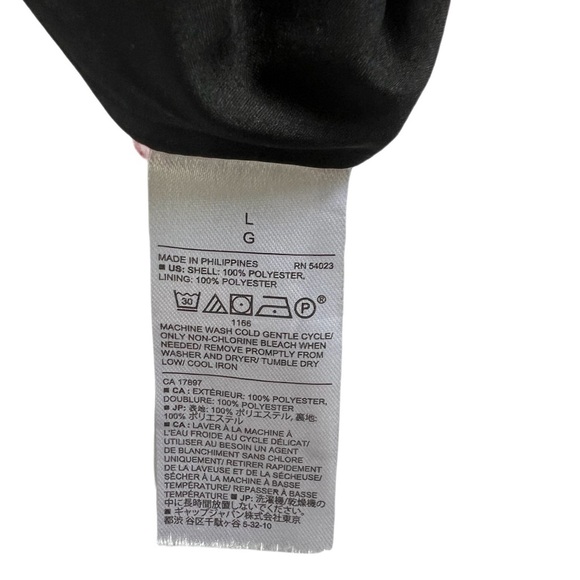 Banana Republic Black and Pink Camisole Top Size Large - Picture 7 of 8